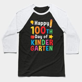 Happy 100th Days of Kindergarten Baseball T-Shirt